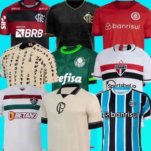 フラメンゴサッカージャージ20232024 Fluminense Sc Internacional Palmeiras Corinthian Gabi 2324 Football Shirts Sao Paulo Marcelo