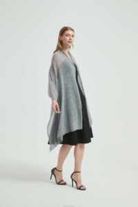 <span class=keywords><strong>Écharpe</strong></span>-châle en <span class=keywords><strong>cachemire</strong></span> pur 100% de Mongolie intérieure, longue, unie, respirante, tricotée pour femmes, multi-usages, toutes saisons, voyage - Product Image 4