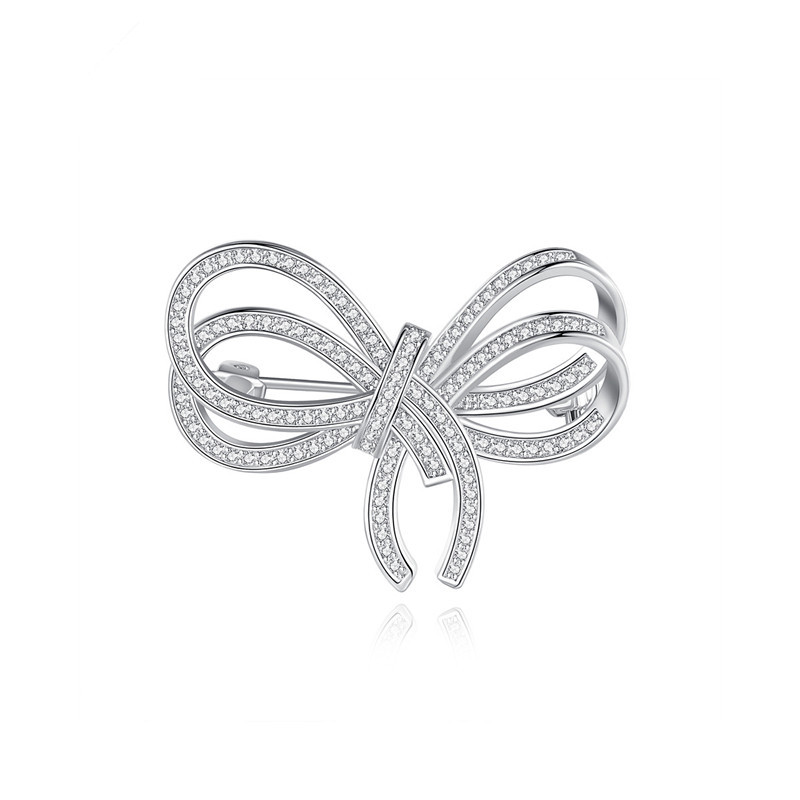 Fashion Chic Inlaid Diamond Bow Tie