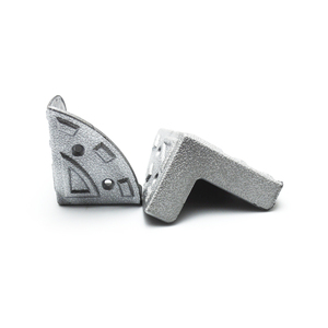 Plastique à <span class=keywords><strong>Angle</strong></span> Droit Arrondi Protecteur Amplificateur de Guitare Scène Armoires Accessoires Remplacement Noir Argent - Product Image 3