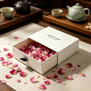 Eco-friendly White Gift <b>Box</b> Design Drawer <b>Box</b> <b>Paper</b> <b>Box</b> with Customized Size and Photo Gift Drawer <b>Box</b> - Product Image 1