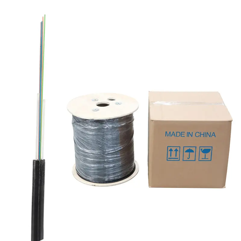 Outdoor optical fiber cables supplier 1/2/4 core ftth indoor fiber optic cable
