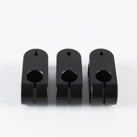 Pièces de rechange pour convoyeur sur le marché d'outre-mer Tube de support de rail de guidage réglable pinces croisées en acier inoxydable