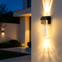Projecteur mural LED moderne et créatif pour extérieur, étanche IP65, idéal pour villa et jardin