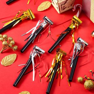 Party Blower Noisemaker Noise Maker Birthday Squawkers Blowouts <b>Whistles</b> Fringed Sport Event Wedding Happy New Year Party Favors - Product Image 1