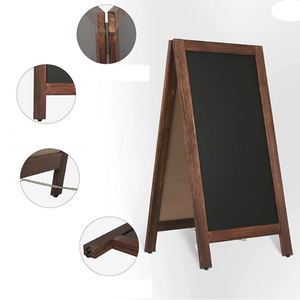 Bois A cadre tableau noir bureau affichage signe portable café bar <span class=keywords><strong>pub</strong></span> promotion menu signe conseil - Product Image 1