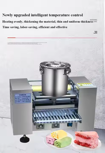 Machine à crêpes multifonctionnelle populaire pour la fabrication de mille-crêpes, en acier inoxydable de qualité alimentaire avec moteur intégré - Product Image 3