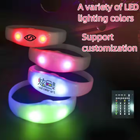 Bracelets à LED personnalisés Décoration de festival de musique Bracelets à LED pour concerts Bracelets de maison en direct Bracelets à LED Événements