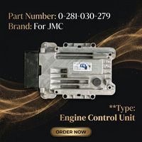 Unité de commande moteur (ECU) d'origine d'occasion 0-281-030-279 pour module informatique de moteur de véhicule diesel JMC