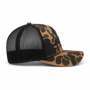 Casquette Trucker Snapback 6 Panneaux <span class=keywords><strong>KASO</strong></span> Field Stream en Tissu Maille Polyester/Coton, Camouflage Olive Oiseaux Aquatiques Courants, Quatre Saisons, Taille Unique - Product Image 5