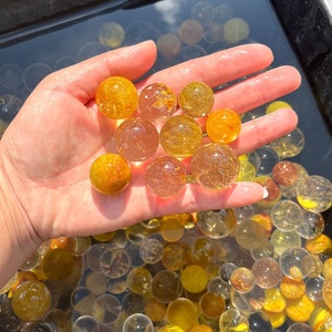 Bán Buôn Tự Nhiên Rutile Tinh Thể Đá Chữa Bệnh Vàng Rutilated Thạch Anh Sphere Pha Lê Bóng Rutilated Thạch Anh Sphere Đối Với Trang Sức - Product Image 6
