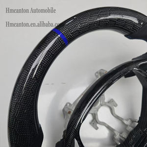 Volante Deportivo de Alcántara con Diseño de Panal de Abeja, Franjas Azules y Costuras Azules, el Más Popular para Infiniti G27 G37 - Product Image 5