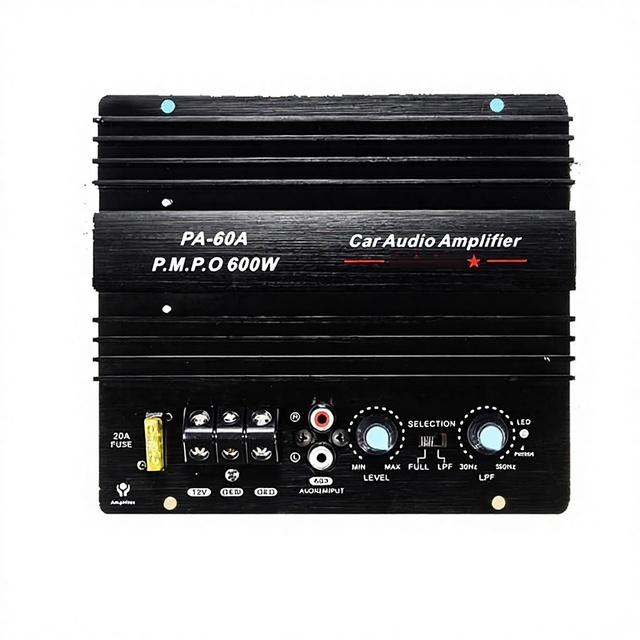 600W High Power Car Subwoofer Amplifier Board 12V PA-60A for Car Audio Guangdong Guangzhou Other Brand