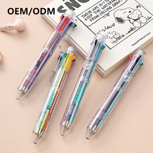 Bolígrafo de Plástico Transparente de 8 Colores Candy 2026, Punta de 0.1mm, para Estudiantes y Oficina, Bolígrafo con Estilete Novedoso - Product Image 1