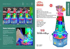 <span class=keywords><strong>Talking</strong></span> <span class=keywords><strong>Tom</strong></span> IP Whack Mole Juego de arcade Equipo de patio interior de madera Parque infantil Paseos Máquinas de entretenimiento que funcionan con monedas - Product Image 5