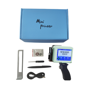 เครื่องพิมพ์ฉลากอิงค์เจ็ทแบบพกพา Yaomatec ขนาด 12.7 มม. รองรับหลายภาษา ใช้แบตเตอรี่ พกพาสะดวก เชื่อมต่อผ่าน USB สำหรับพิมพ์โลโก้ วันที่ หมายเลข คิวอาร์โค้ด บนกล่องกระดาษ - Product Image 5