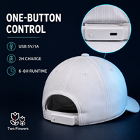 Casquette de baseball à fibres optiques LED rechargeable par USB, réglable, avec 11 modes d'éclairage pour fêtes et festivals, OEM ODM