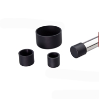 Couvre-vis en caoutchouc souple personnalisé en silicone, avec finition électrolytique, pulvérisation, sablage et peinture au four