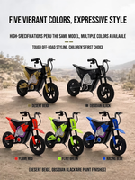 Mobil Aki Anak 24V 5A Kecepatan Tinggi 200W Motor Brushless Bertenaga Skuter Listrik Ban Angin 12 Inci Sepeda Motor Off-Road