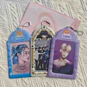 Customized Design Card Holders Korea Fashion PVC Card Cover Photo Case Kpop Photocard Collect Holder for Credit Cards - Product Image 1