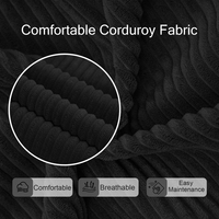 Sofá Cama Extensible de Tela, Estilo Contemporáneo para Sala de Estar, Sofá Reversible Inflable para Hotel o Apartamento