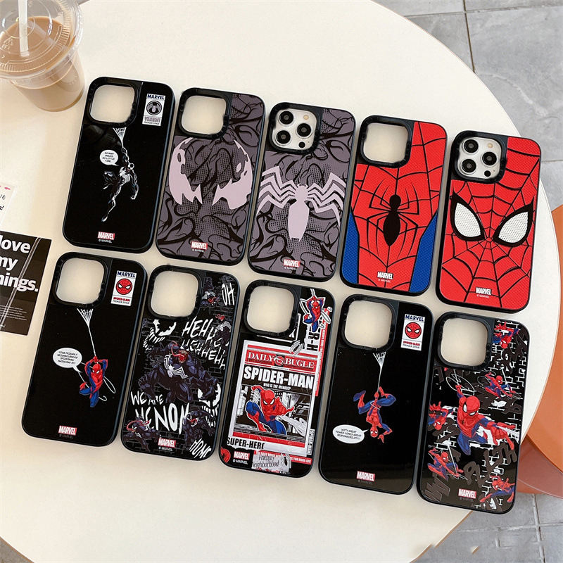 Coque de téléphone cool super héros marvel spider man pour iphone 11 12 13 14 15 Pro Max Cell Cover