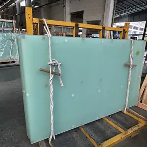 Building factory manufacturer glass price partition decoration tempered frosted glass panel