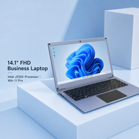 Ordinateur portable 14,1 pouces FHD Intel J3355, LPDDR4, 8 Go de RAM, 256 Go de SSD, Windows 11 Pro, ordinateur portable professionnel, OEM, ODM, vente en gros