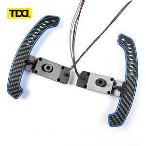 Palancas de cambio magnéticas de fibra de carbono TDD LED para Toyota Camry GR Corolla Yaris GR Avalon Rav4 Highlander - Product Image 3