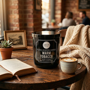 เทียนหอม AIKUN ขนาดใหญ่ในภาชนะแก้วฝ้า พร้อมน้ำยาทำความสะอาดพื้นผิว กลิ่นหอมแบบ OEM บรรจุในขวดแก้ว เหมาะสำหรับขายปลีกและจัดแสดง - Product Image 3