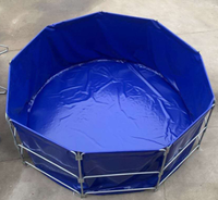 Bâche en PVC enduite de 0,9 mm Jinlong pour bassin à poissons et réservoir de transport de crevettes, imperméable et résistante aux UV