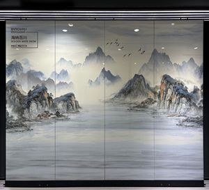 Panel de Pared de Piedra Sinterizada Personalizado para TV de Lujo, Losa Decorativa de 800*2600 para Hogar Moderno - Product Image 4