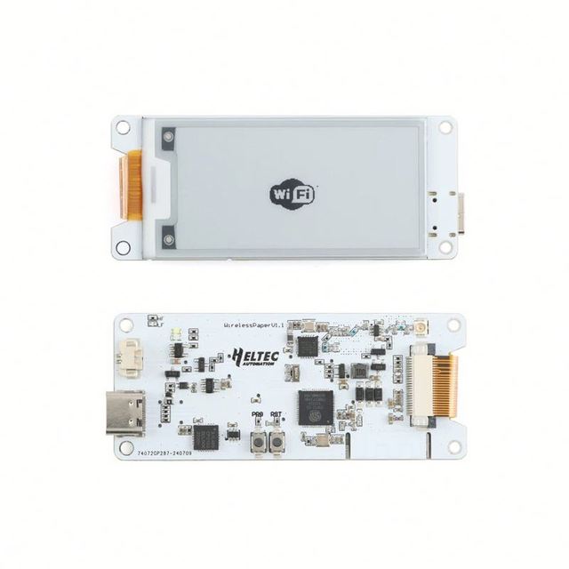 2.13-Inch Wireless E-Ink Development Board Black White Screen with WiFi/BT/LoRa Connectivity for Electronic Modules Kits