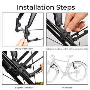 ZOYOSPORTS guardabarros de bicicleta guardabarros de plástico suave PP fuerte dureza MTB adecuado para accesorios de Protector 700C - Product Image 5
