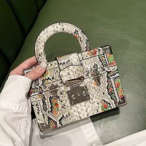 Sang Trọng Cá Sấu In Da Bò Của Phụ Nữ Túi Xách Hộp Túi Chất Lượng Cao Chính Hãng Da Phụ Nữ Vai Túi Crossbody Túi - Product Image 3