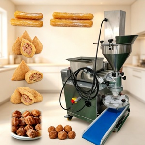 Économie de temps 	 Petite machine à faire des coxinha 	   Machine à former et à encruster Salgado 	 Mochi Kubba Croquette - Product Image 5