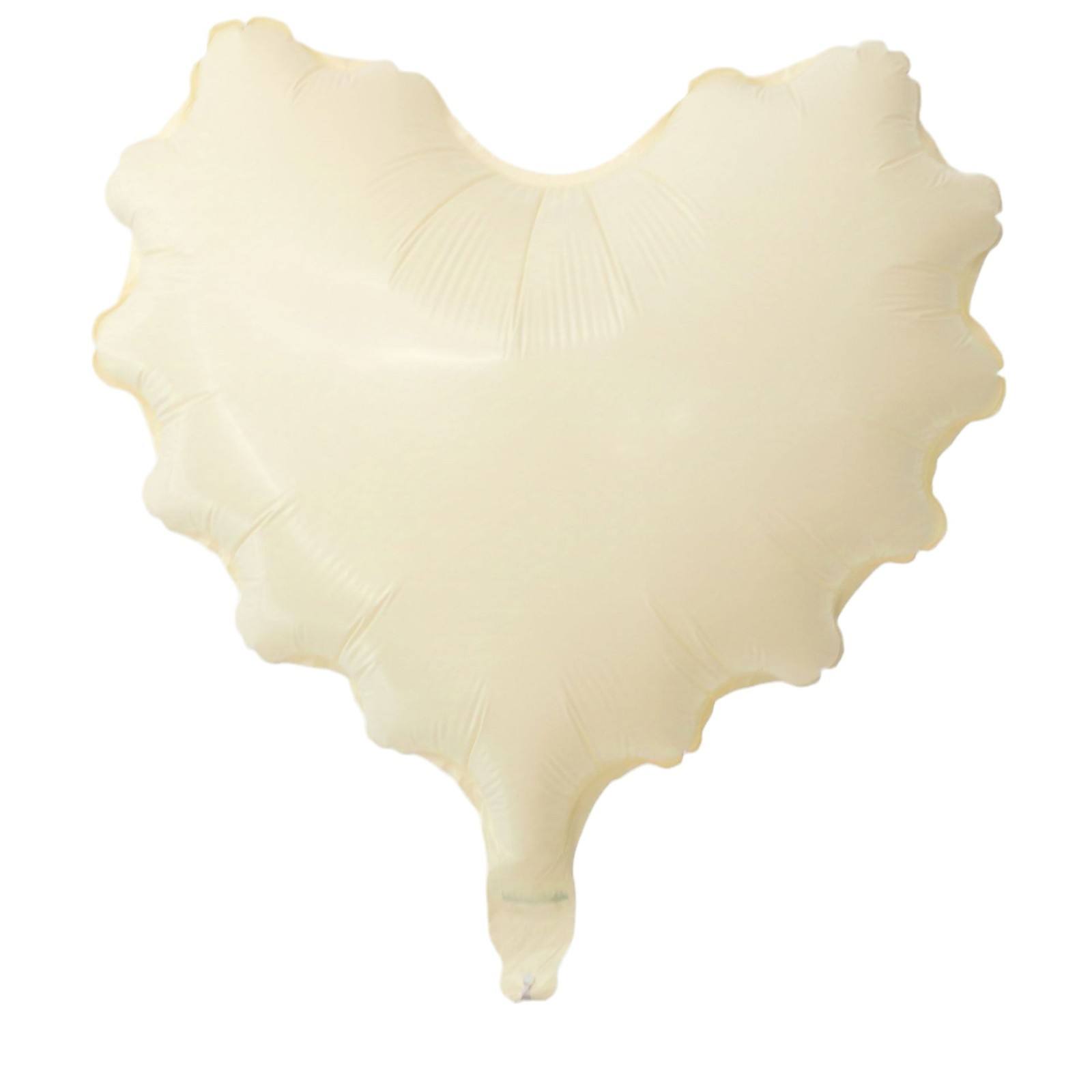 บอลลูนรักคลื่นสีขาวนม