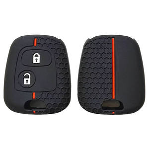 Housse de protection pour clé de voiture en silicone pour 106 107 206 207 307 Citroën C1 C2 C3 <span class=keywords><strong>C4</strong></span> XSARA <span class=keywords><strong>PICASSO</strong></span> pour Peugeot - Product Image 2