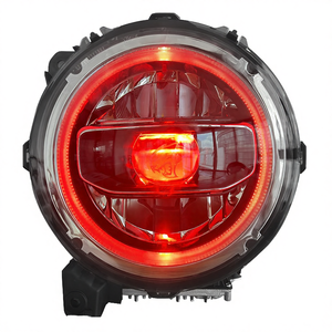 Nouveau projecteur <span class=keywords><strong>de</strong></span> phare Wrangler 2018-2021 avec diode électroluminescente DRL, cadre noir, lumière multicolore, 6000k tricolore, 12V universel, 10000 - Product Image 4