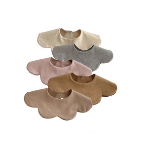 Baberos de Algodón para Bebés Recién Nacidos y Niños de 18 Meses - Toallas de Saliva Finas de Doble Cara Estilo Coreano con Diseño Lindo para Verano - Product Image 1
