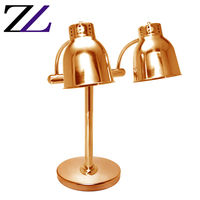 Réchauffeur d'aliments halogène avec lampe, 4 ampoules, salle de cuisine, w, chauffage isolant pour garder la viande, nourriture chaude, ampoules, pour buffet
