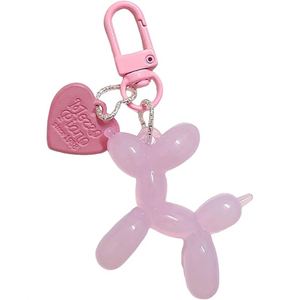 Stock Ready Jelly Balloon Dog Keychain for Teens Girls Cute Poodle Keyring Bag Charms <b>Purse</b> Accessories Aesthetic Jewelry RTS - Product Image 1