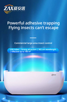 Lámpara Trampa para Moscas ZAX de 30 W, Tabla Adhesiva de Alta Eficiencia, Mata Mosquitos con UVA para Control de Insectos en Hoteles, Cocinas y Talleres de Fábrica