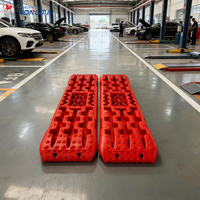 HM6007 Tapis de traction pour pneus neige, rampes de récupération tout-terrain, planches de traction 2 pièces pour Jeep