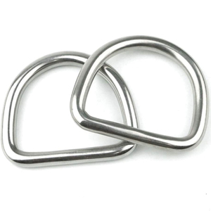 Nhẫn Hình Chữ D Hàn Chắc Chắn Bằng Thép Không Gỉ 304 316 5Mm X 50Mm Vòng Dee Vòng Chữ D Hàn Nặng Bằng Kim Loại - Product Image 1