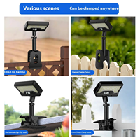 2-en-1 Applique murale sans fil IP66 Projecteur solaire LED pour éclairage de scène de jardin, de pelouse et d'extérieur étanche
