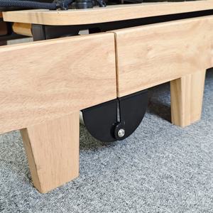 Máquina de <span class=keywords><strong>Pilates</strong></span> <span class=keywords><strong>Reformer</strong></span> de Madera para Adelgazar y Desarrollar el Cuerpo, Entrenamiento de Core - Product Image 4