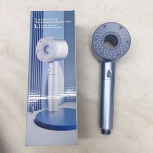 Cabezal de Ducha de Cinco Velocidades con Filtro, de Mano, Presión Ajustable, Flujo Turbo, Diseño Redondo - Product Image 3