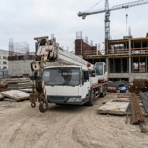 Grue sur camion d'occasion ZOOMLION QY25V 80 tonnes 33M Haute efficacité opérationnelle avec moteur et pompe - Product Image 3