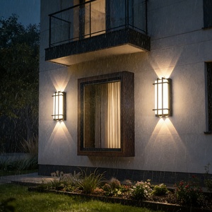 Lampada da Parete per Esterni LED Architettonica Quadrata in Alluminio IP65 per Esterni di Edifici e Paesaggi - Product Image 2